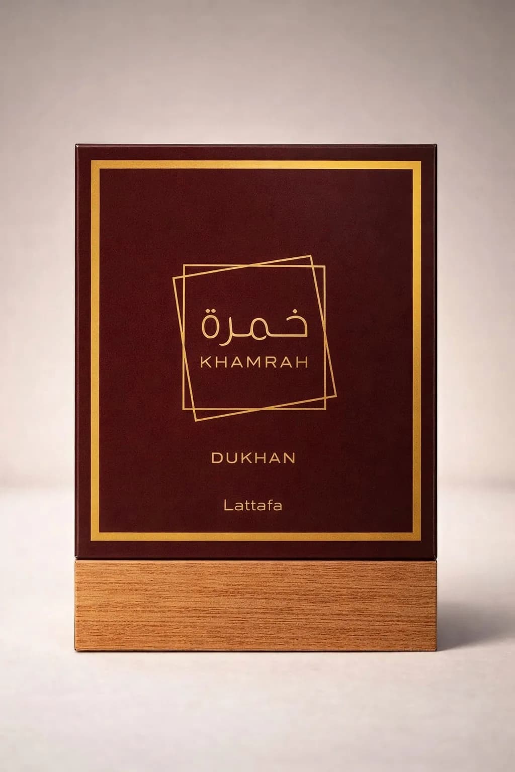 Lattafa Khamrah Dukhan EDP view 1